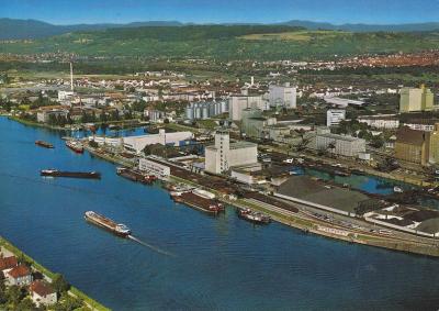 Port w Bazylei ok.1970