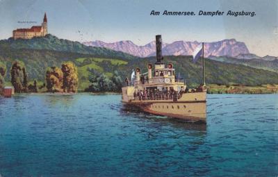 Jezioro Ammersee w Bawarii, ok.1930