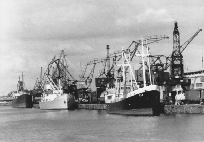 Port w Szczecinie ok.1965
