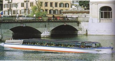 Zurych, rzeka Limmat, 1992