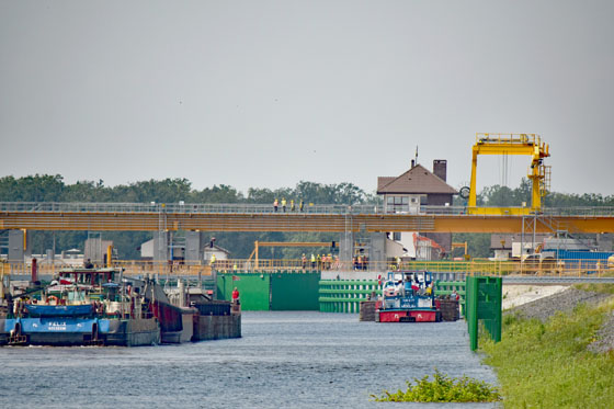 Pierwsze śluzowania w Malczycach