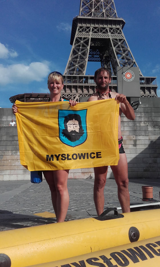 Z Przemszy do Paryża kajakiem z... węglem