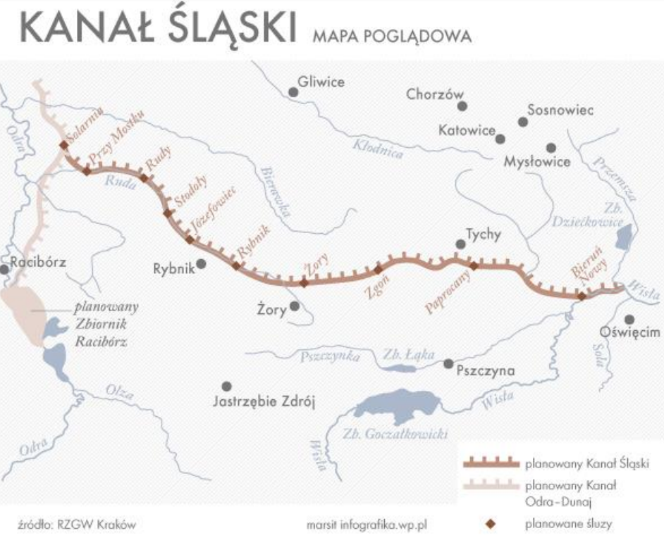 Gróbarczyk: w styczniu pokażemy studium wykonalności dla budowy Kanału Śląskiego
