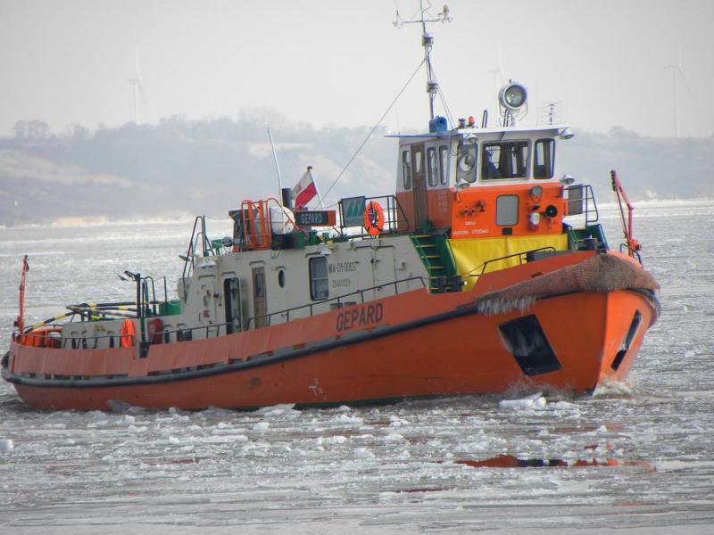 Lodołamacze na Zalewie Włocławskim w pogotowiu