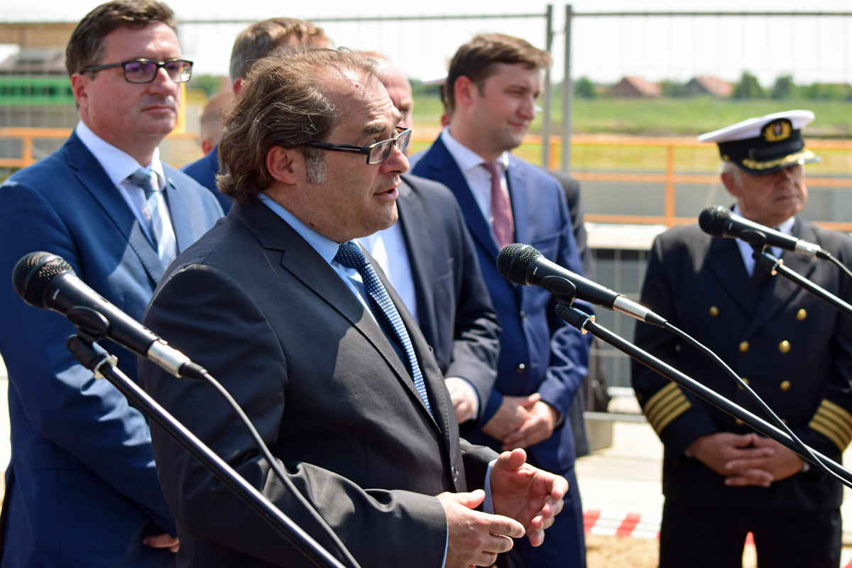 Oficjalne oddanie do eksploatacji śluzy na stopniu wodnym Malczyce