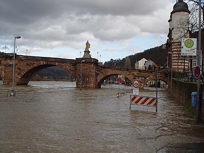 W Niemczech wysoka woda. Znów wstrzymano ruch na Neckarze