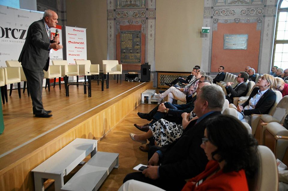 Emocje na konferencji wiślanej w Płocku
