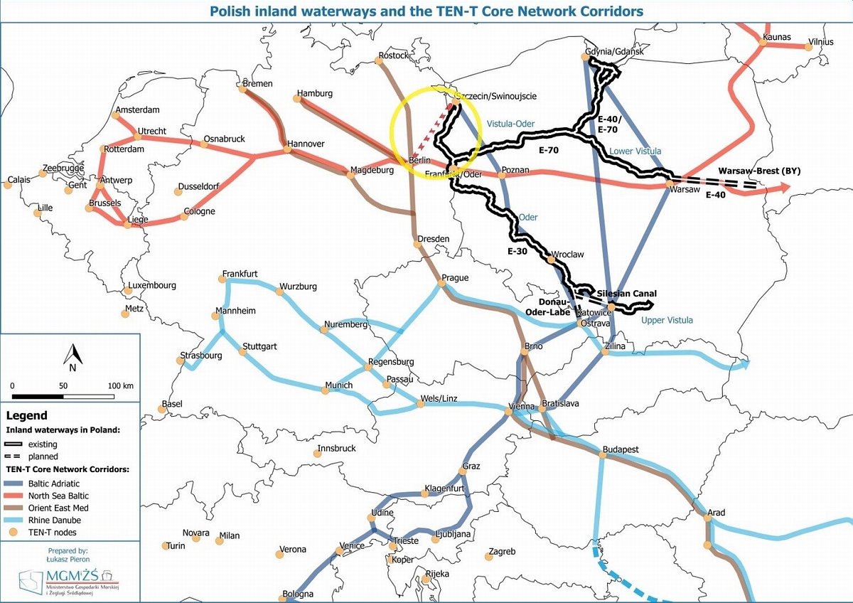A więc tylko  dolna Odra...