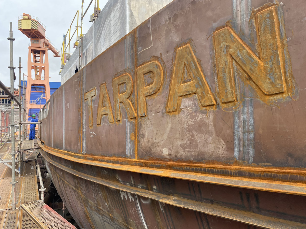 Trwają prace przy budowie lodołamaczy dla Szczecina